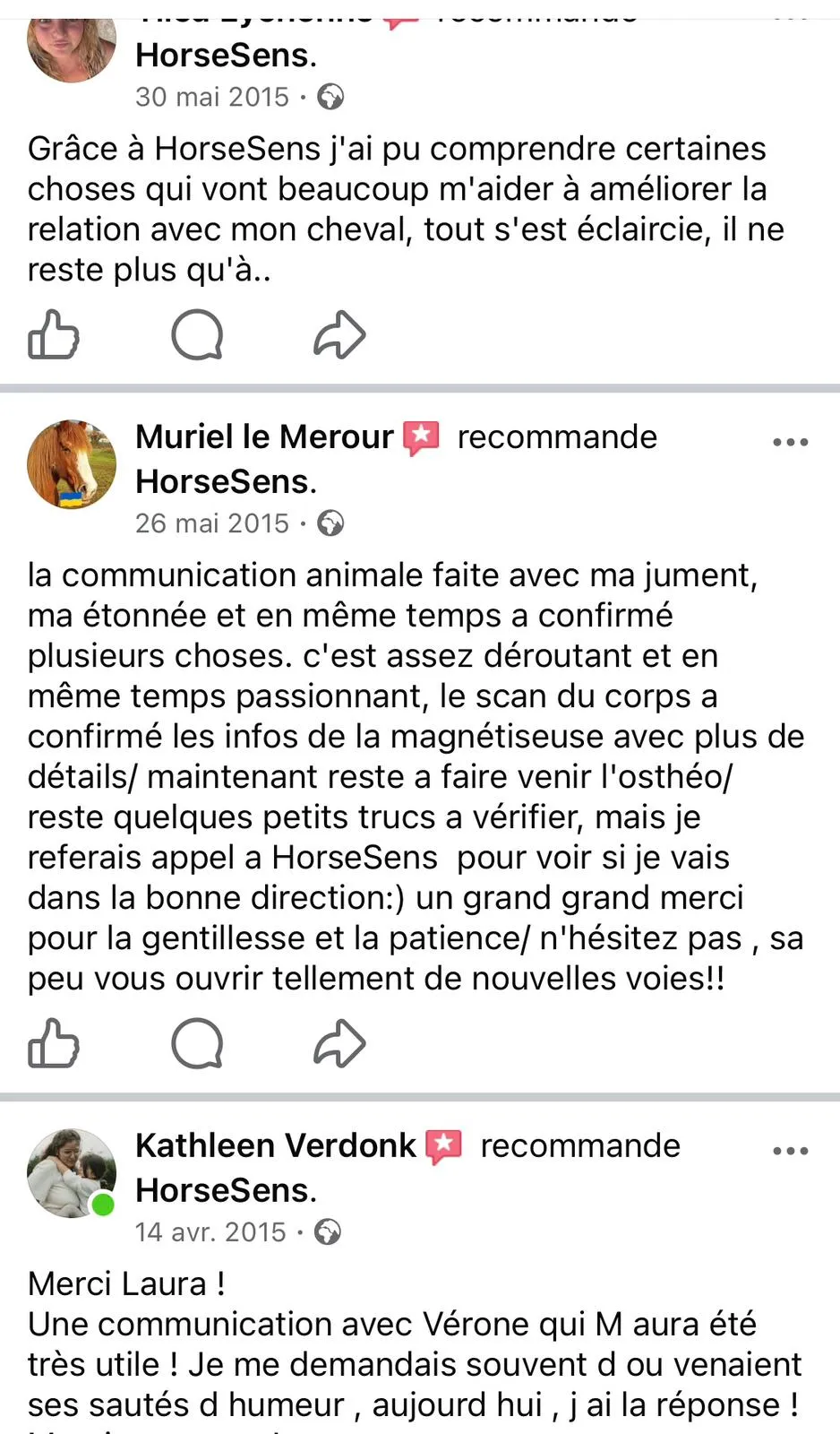 Avis client HorseSens