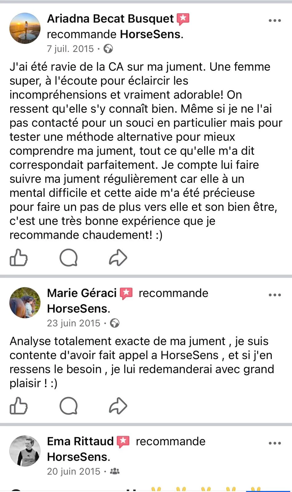 Avis client HorseSens