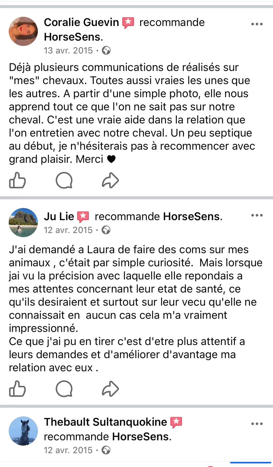 Avis client HorseSens