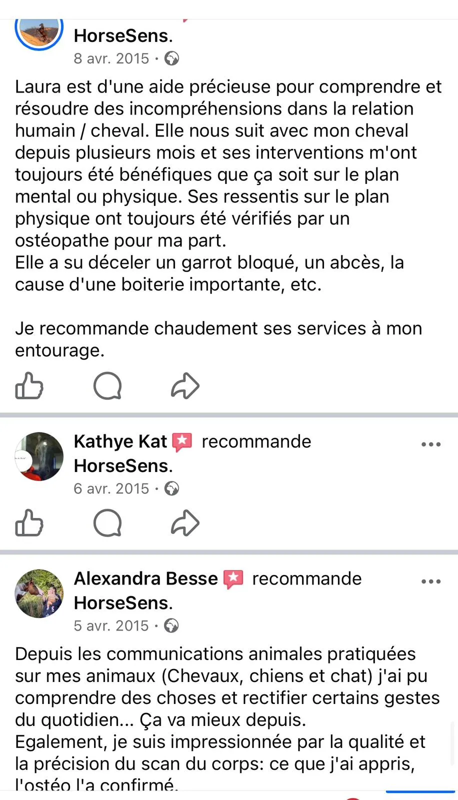 Avis client HorseSens