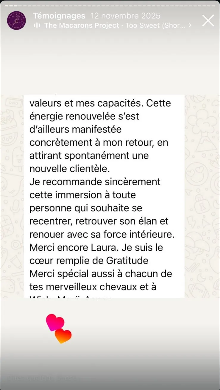 Avis client HorseSens