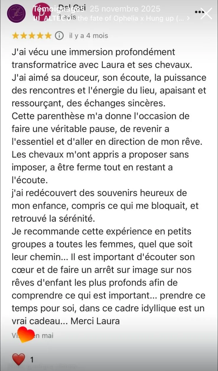 Avis client HorseSens