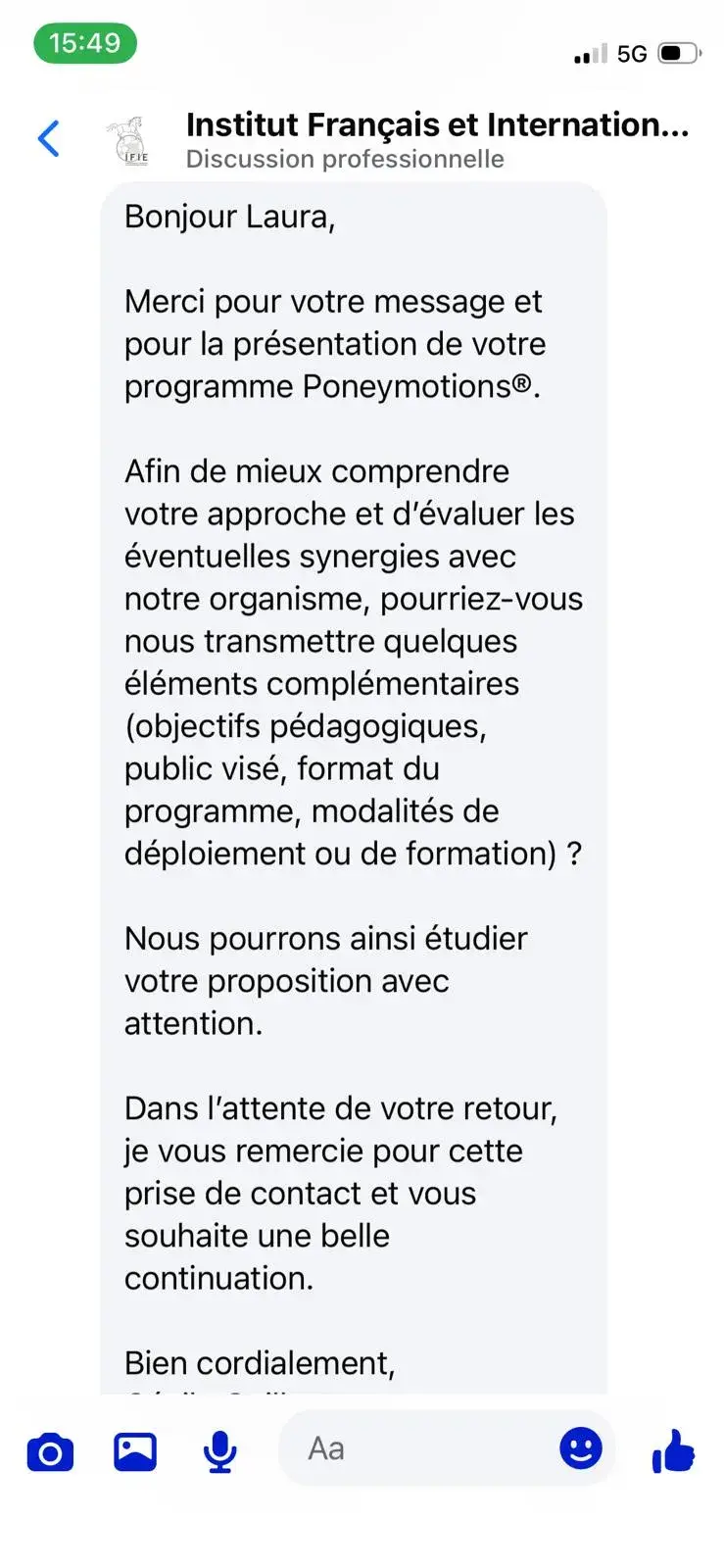 Avis client HorseSens