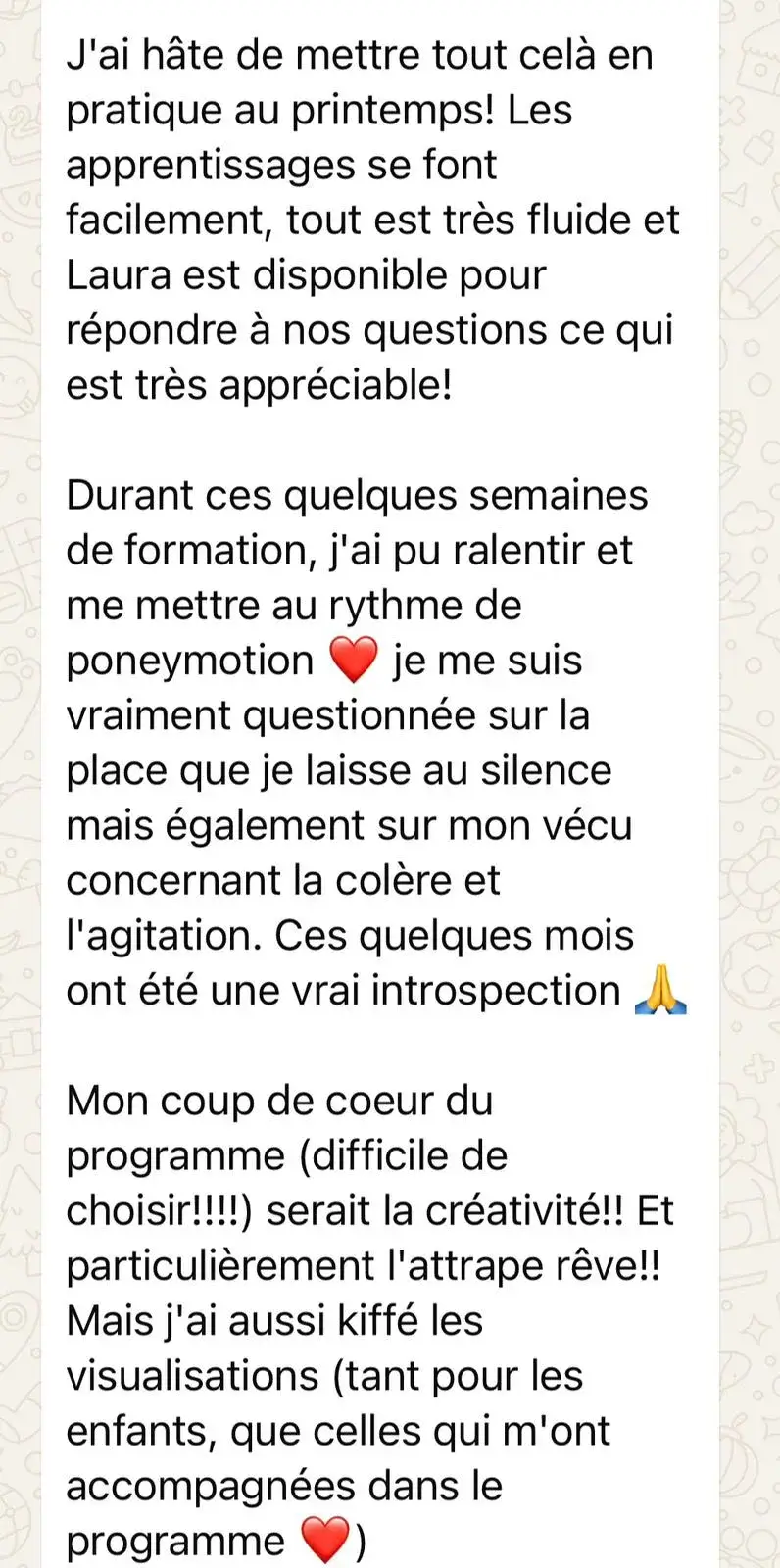 Avis client HorseSens