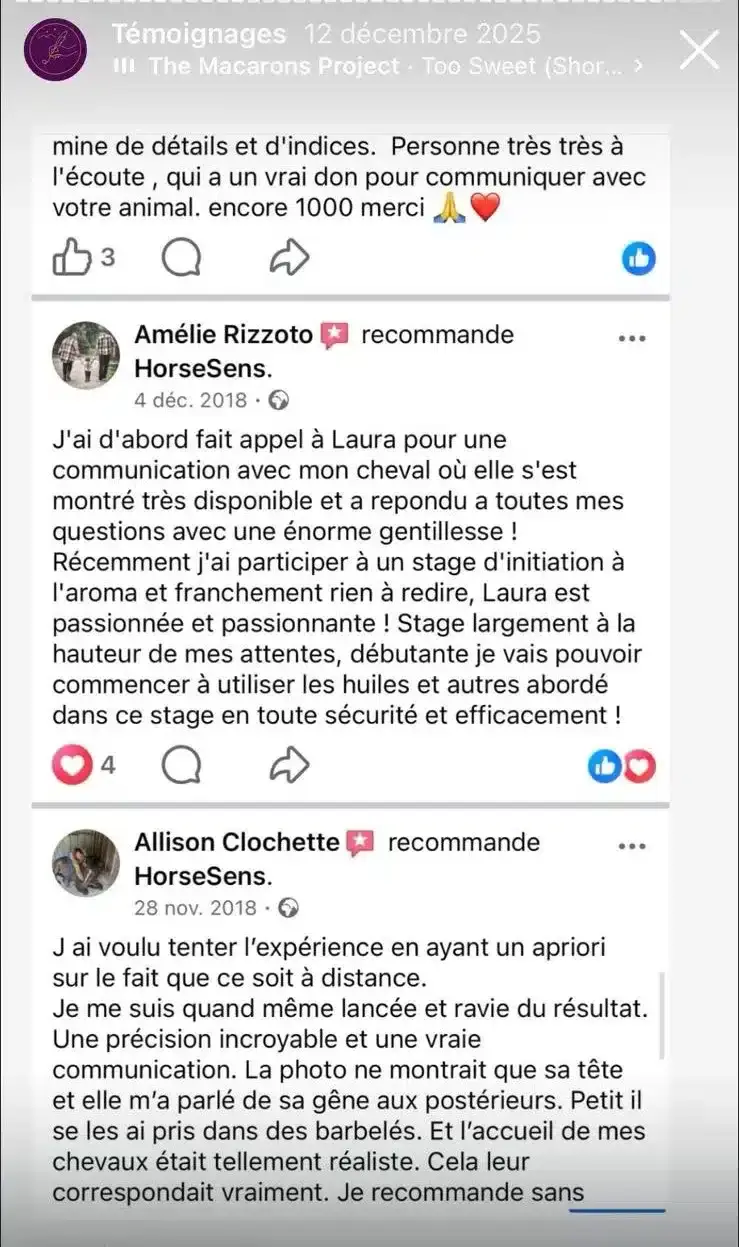 Avis client HorseSens